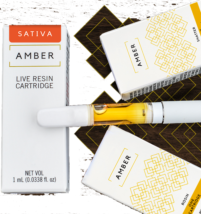 Amber Live Resin Cartridge product photo
